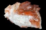 Natural, Red Quartz Crystal Cluster - Morocco #153770-2